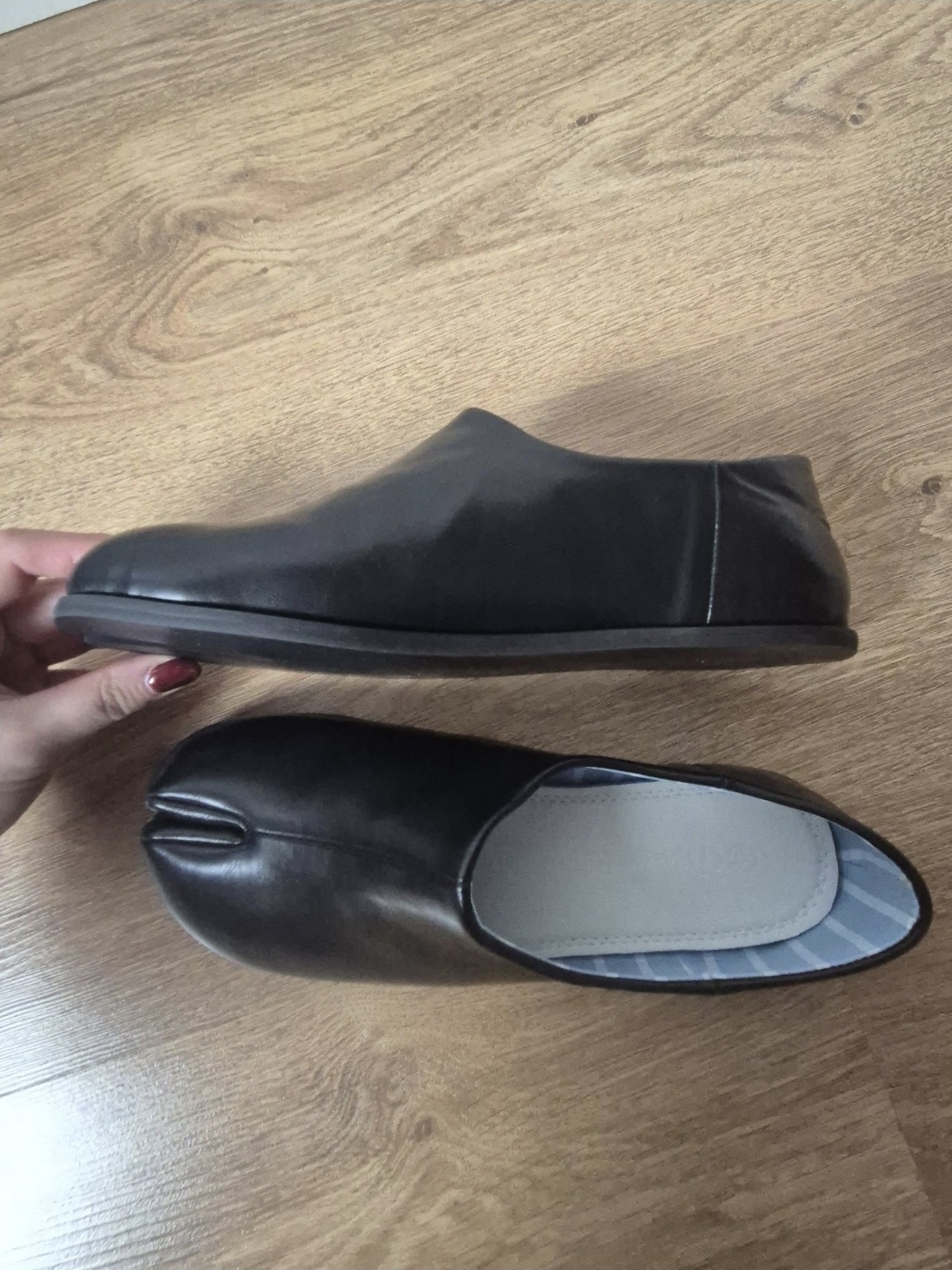 Tabi of black blue 38 y2k alt margiela mule - 5