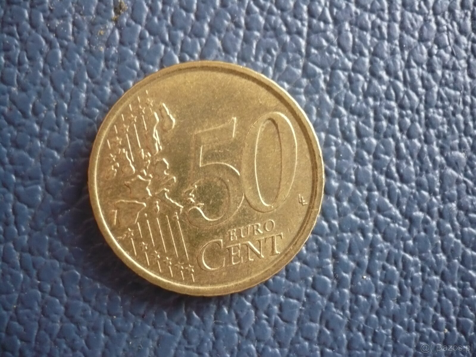 Moneta 50 Eurocent. Miguel Cervantes z 1999 roku. Stan BDB. - 5