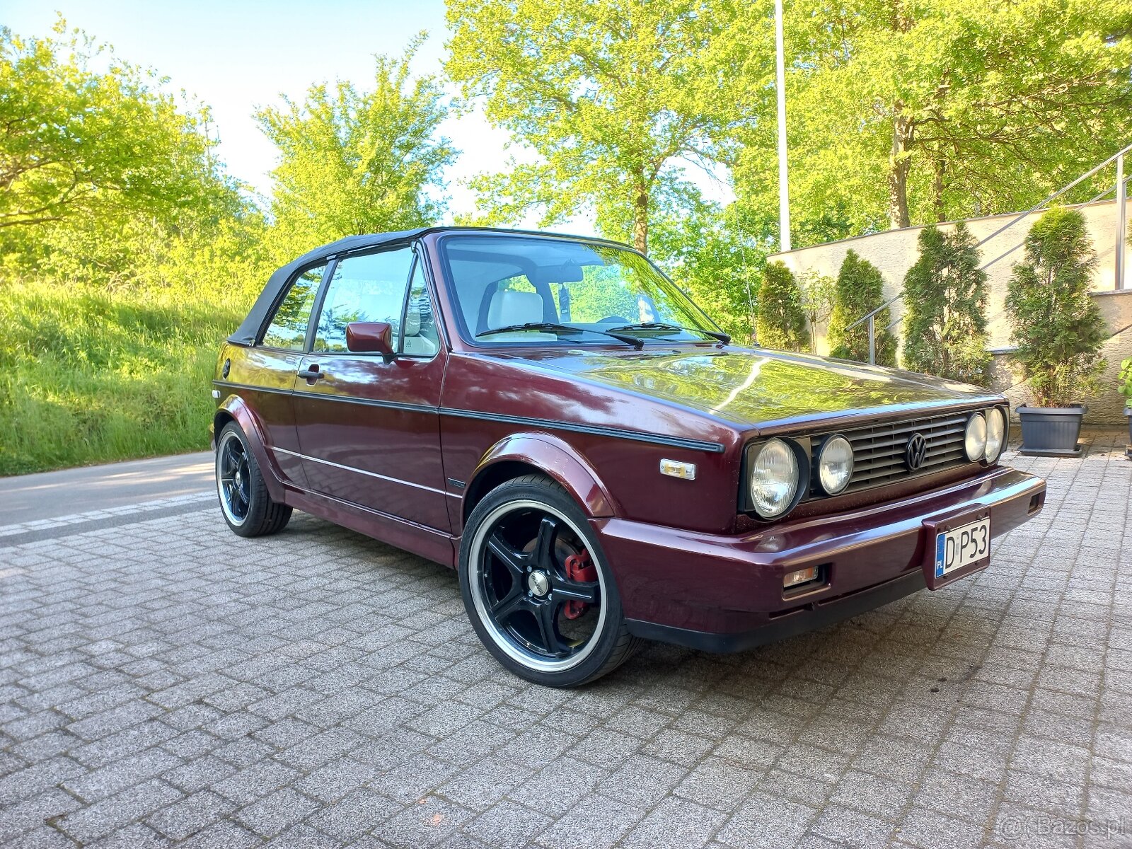 vw golf mk1 cabrio klima skóry kamann bez rdzy oryginał - 5