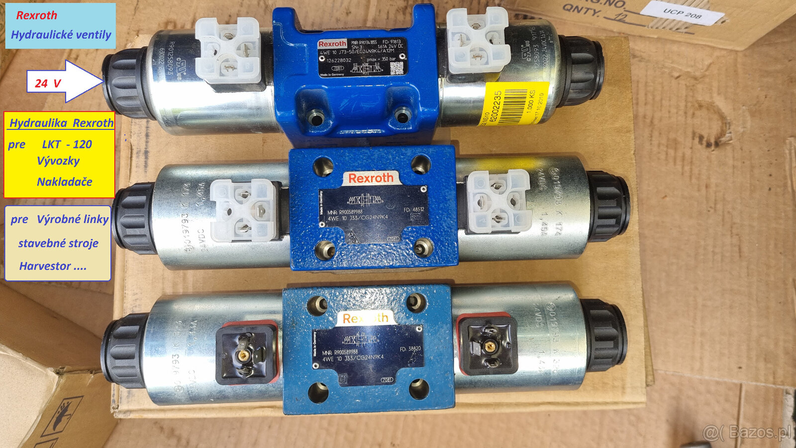 Hydraulika Hydac filtre a časti ventile REXROTH - 5