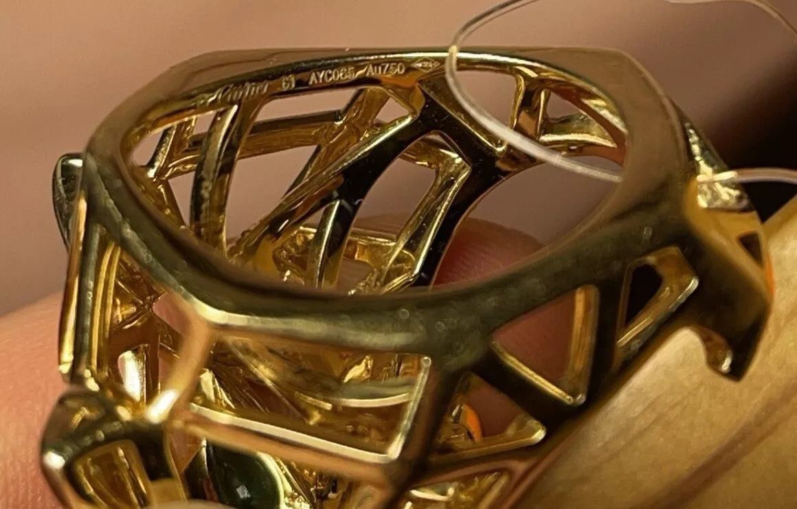 Pierścionek Cartier Panther Tsavorite z zielonym granatem 18 - 5