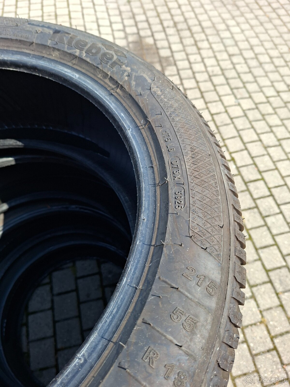 Opony 215/55/r18 KLEBER KRISALP HP3 bieżnik ok 9.5 mm nowe - 5