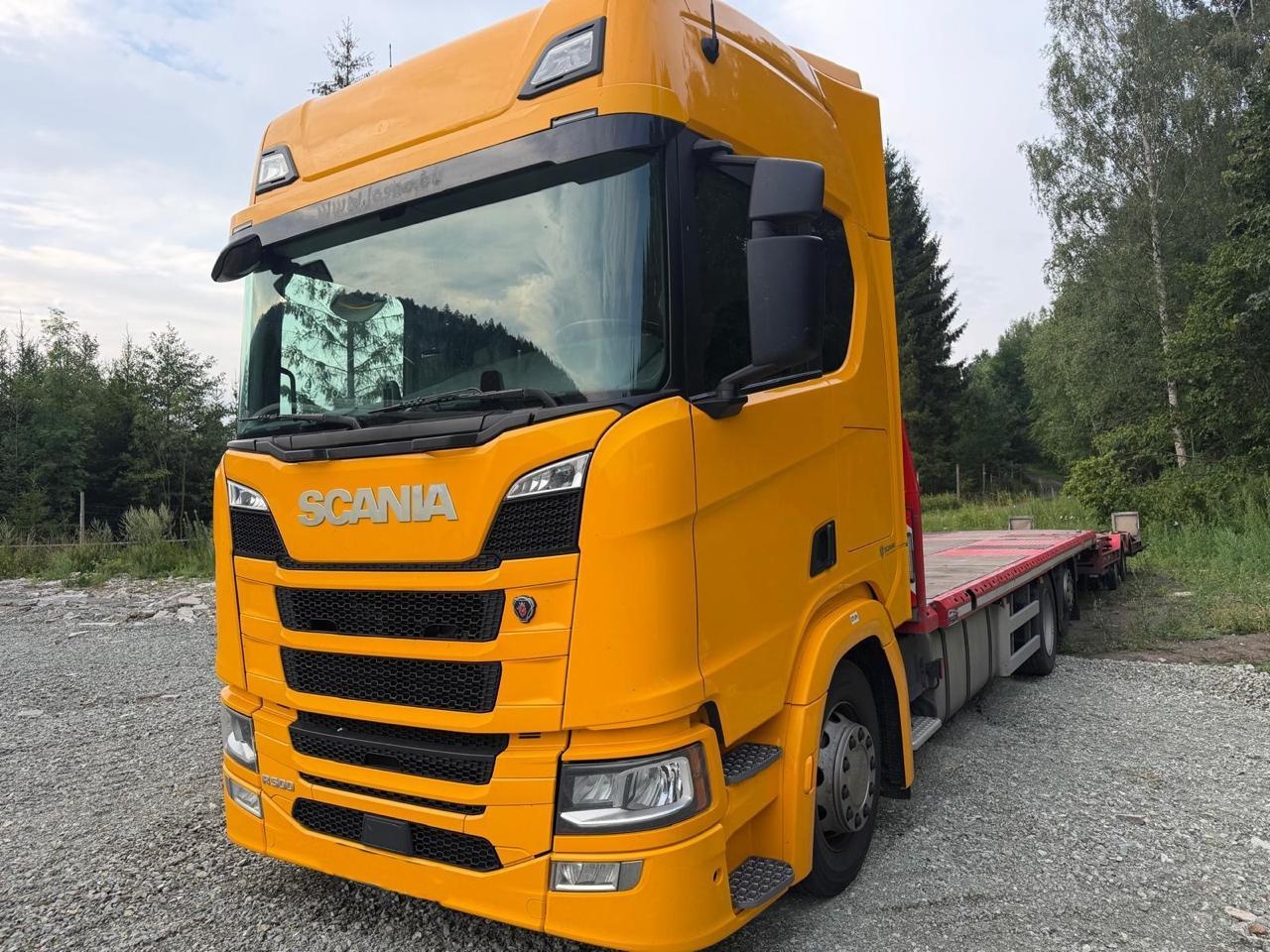 Samochód Ciężarowy Scania 500R + Przyczepa zagłębiana do tra - 5