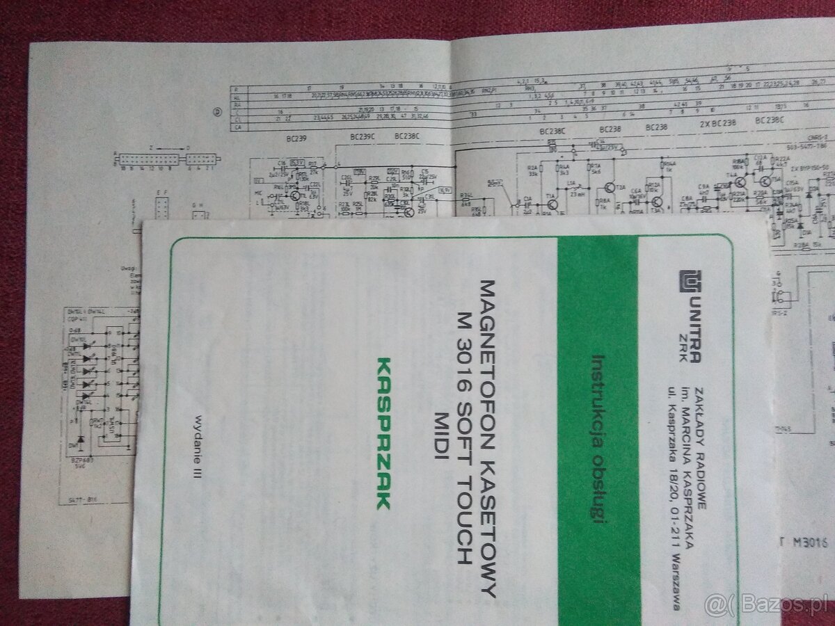 Magnetofon kasetowy-deck UNITRA M3016 - 5