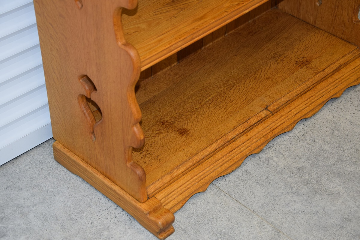 regał z drewna dębowego - super stan - 5