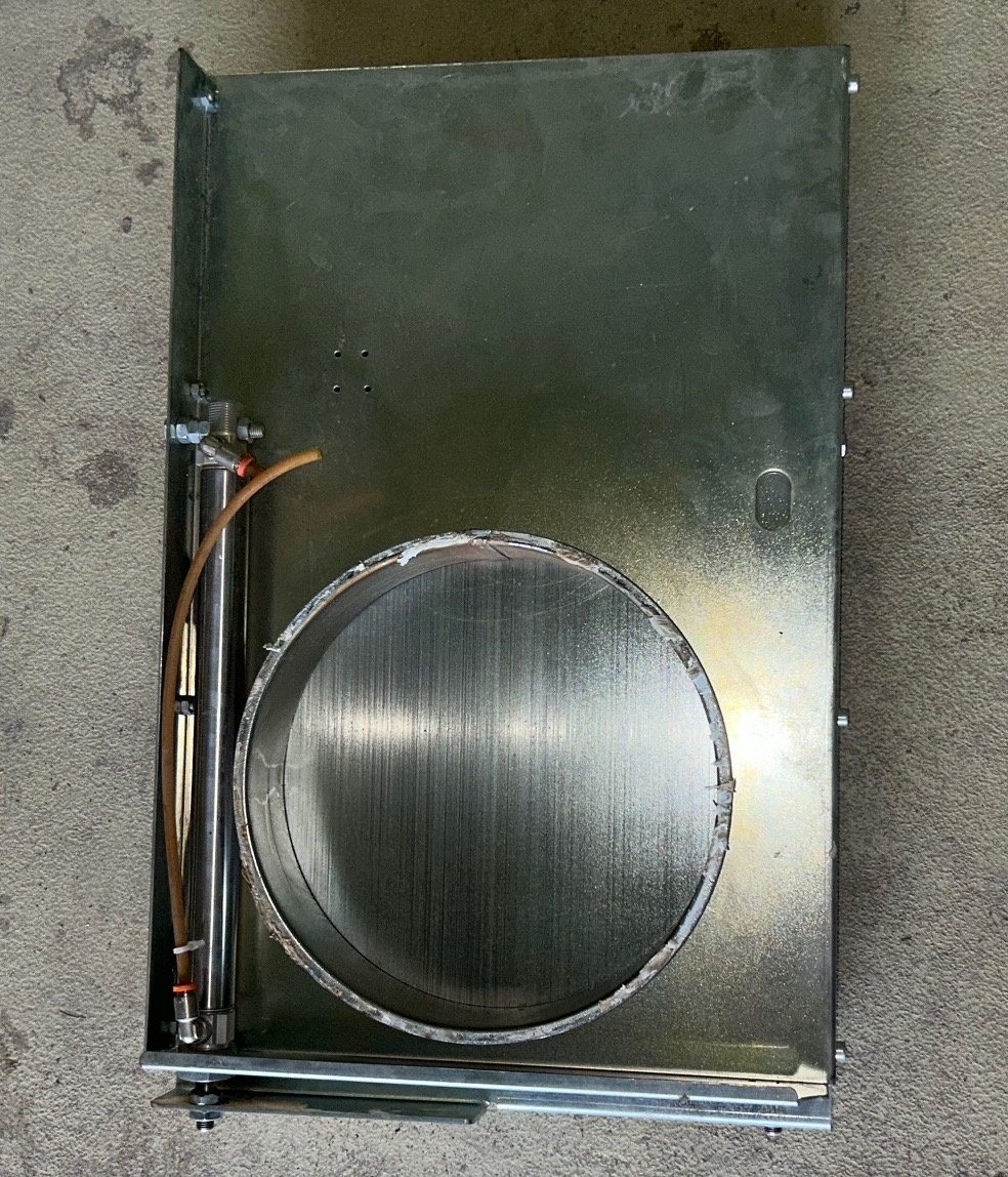 Zasuwa elektro-pneumatyczna, ocynkowana - 5