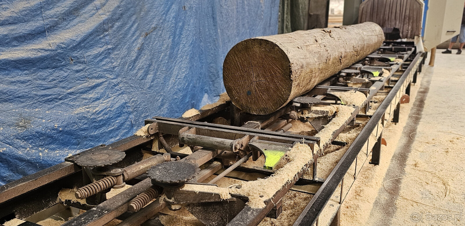 Używana piła kątowa dwuostrzowa PP-550 z automatycznym - 5