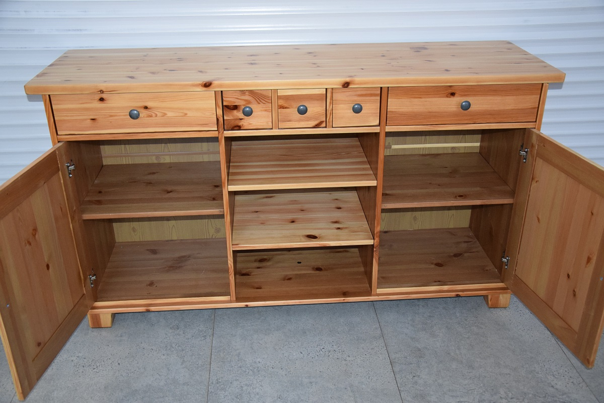 komoda z drewna sosnowego - jak nowa - 5