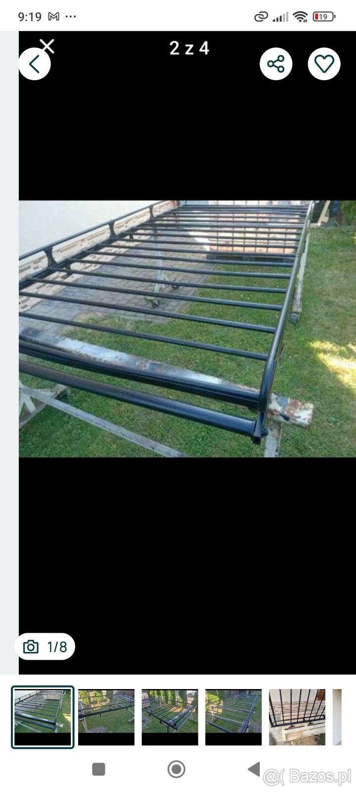 Duży bagażnik dachowy platforma bus - 5