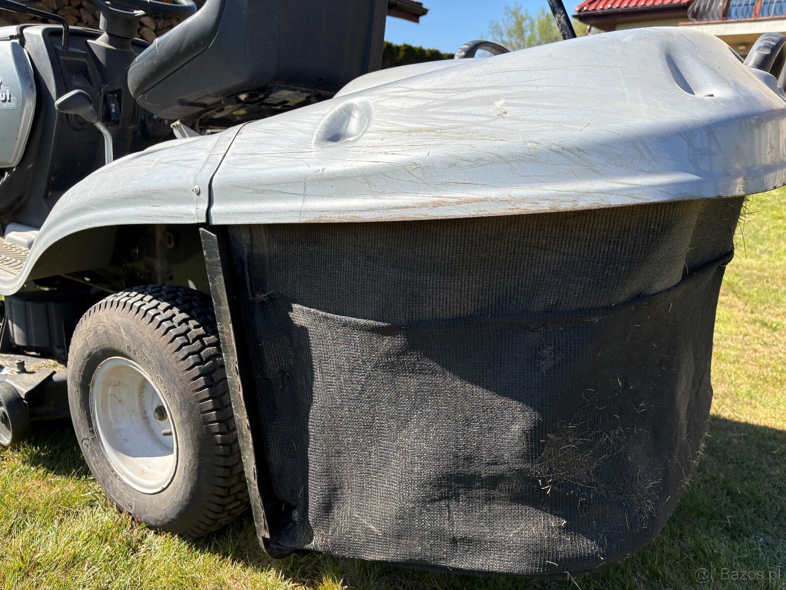 Kosiarka traktorek MTD11,6 KW z koszem-uszkodzony pas jezdny - 5