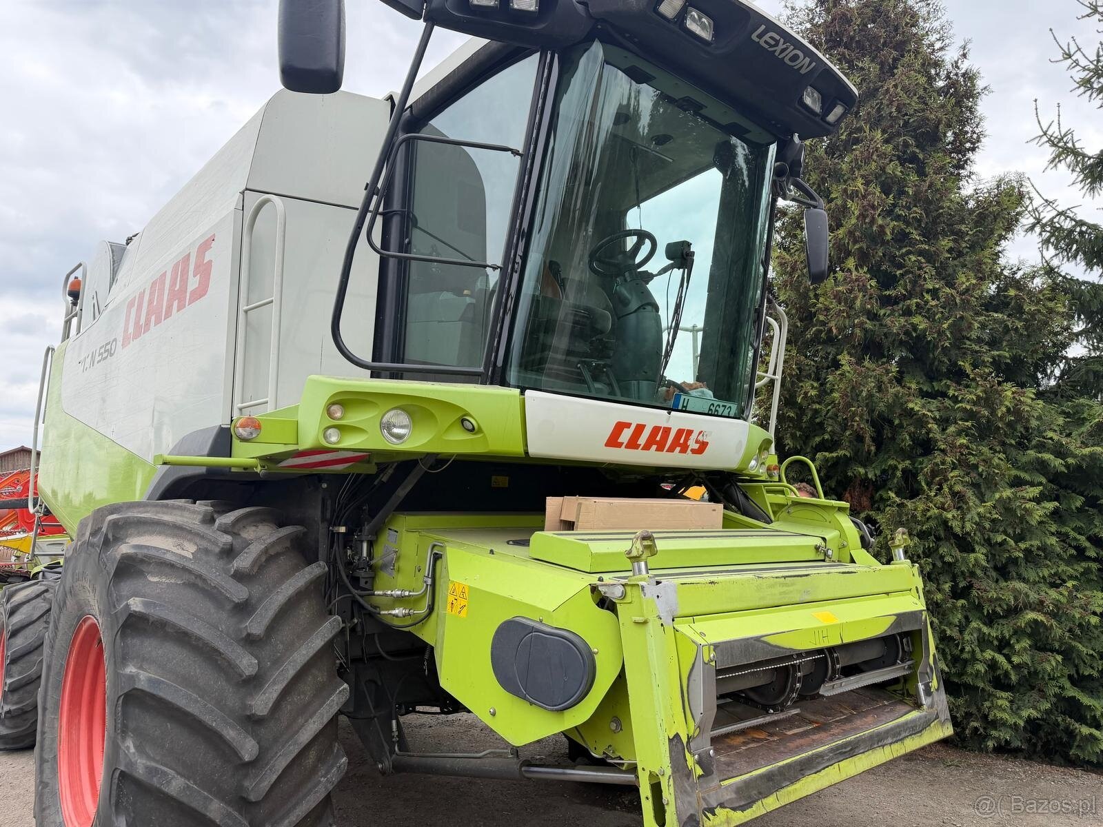 Kombajn zbożowy Claas Lexion 550 heder V750 sprowadzony rok - 5