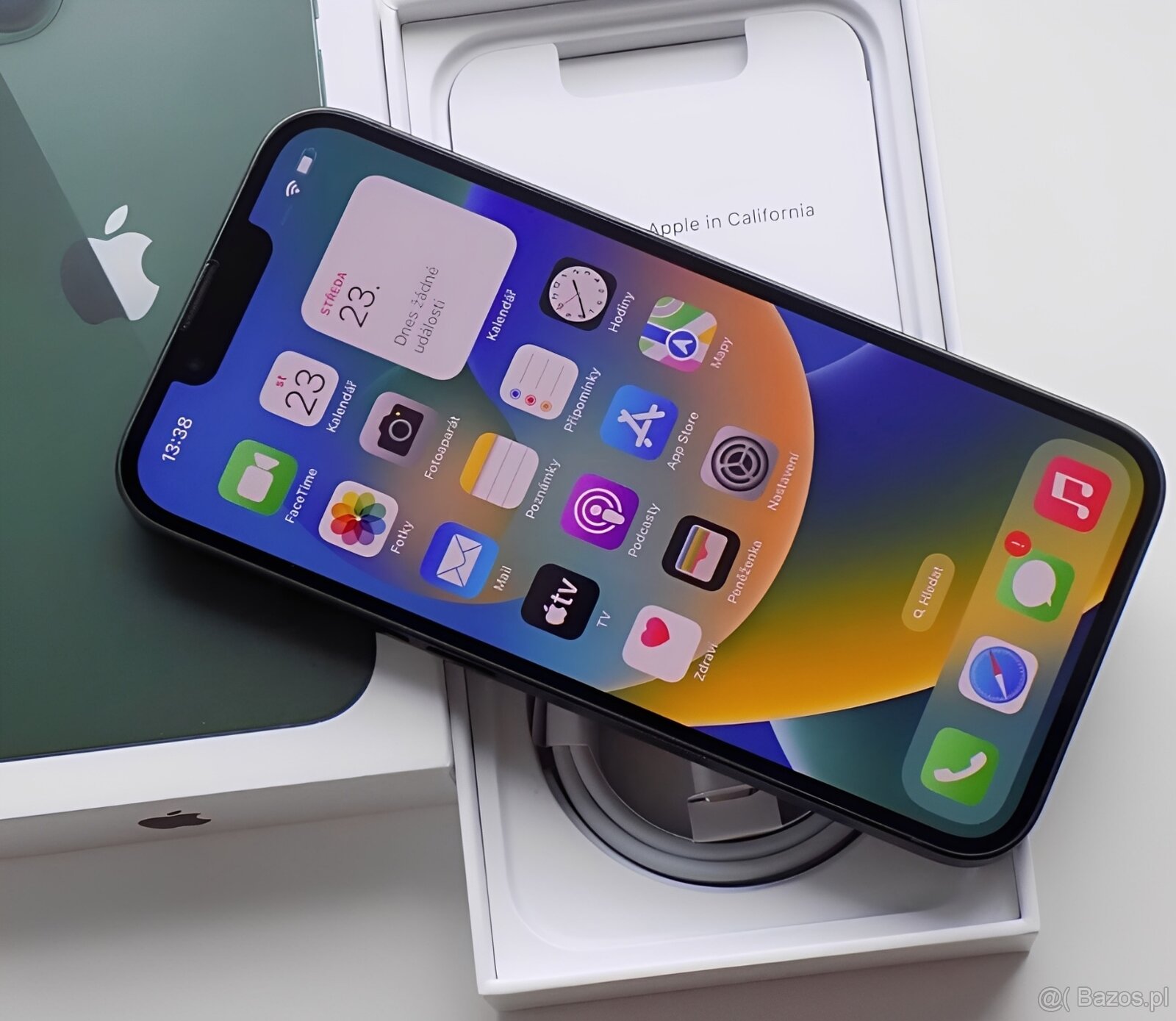 iPhone 13 Green BATERIA 100% TOP - 5