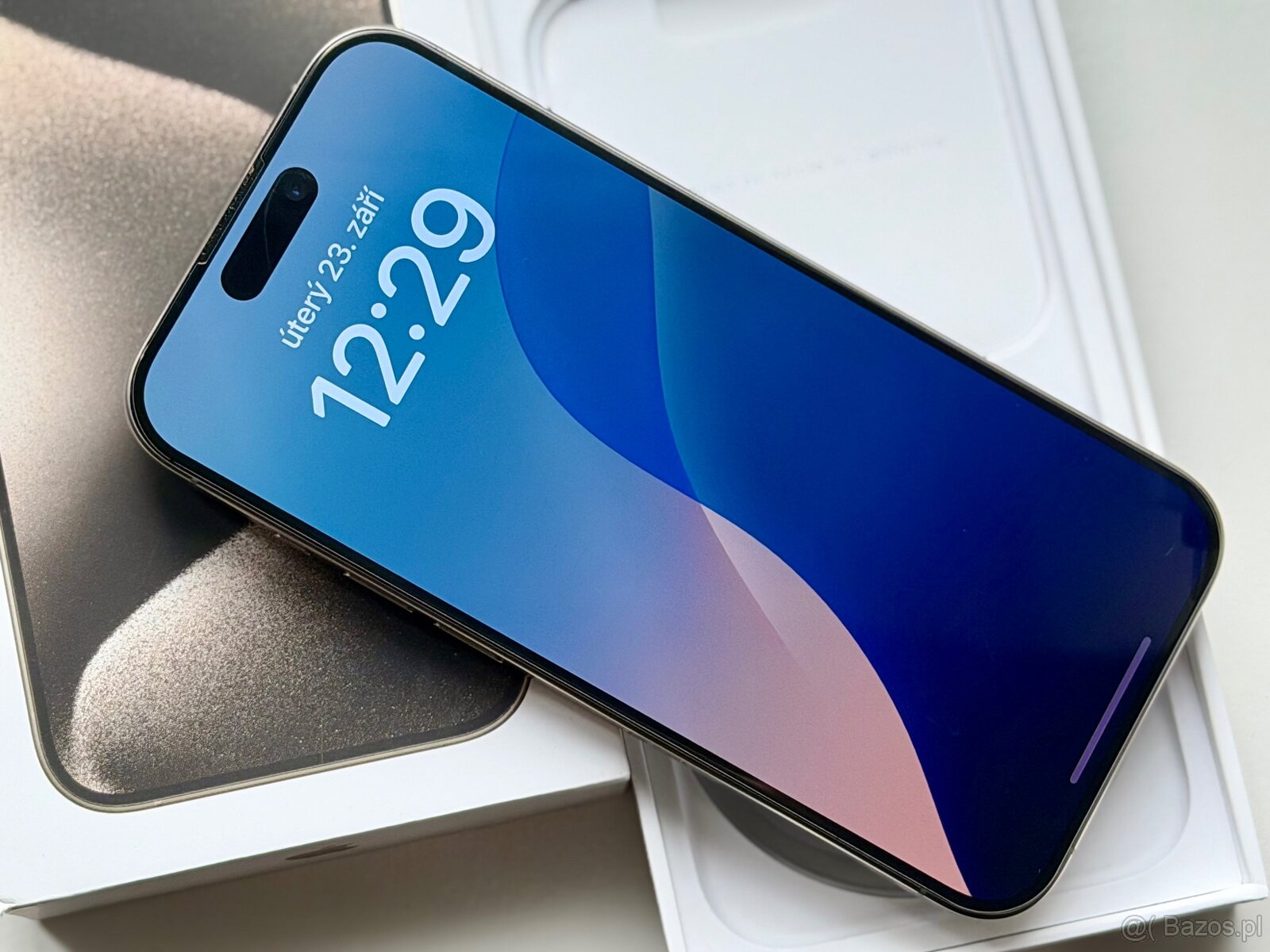 iPhone 15 Pro Natural Titanium BATERIA 100% TOP - 5