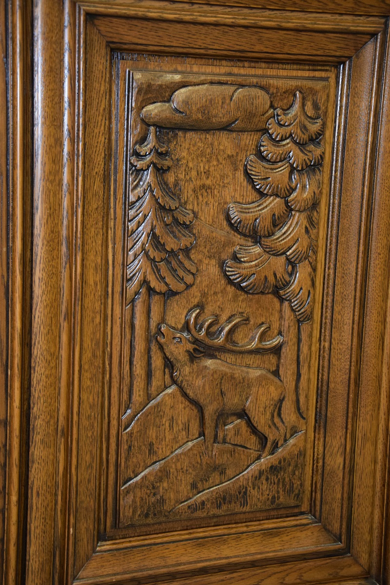 komoda dębowa - jak nowa - 5