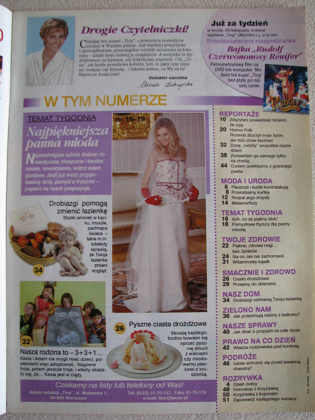 Magazyn Tina nr 47 i 50 z 2003 r. Świat w oczach kobiet - 5