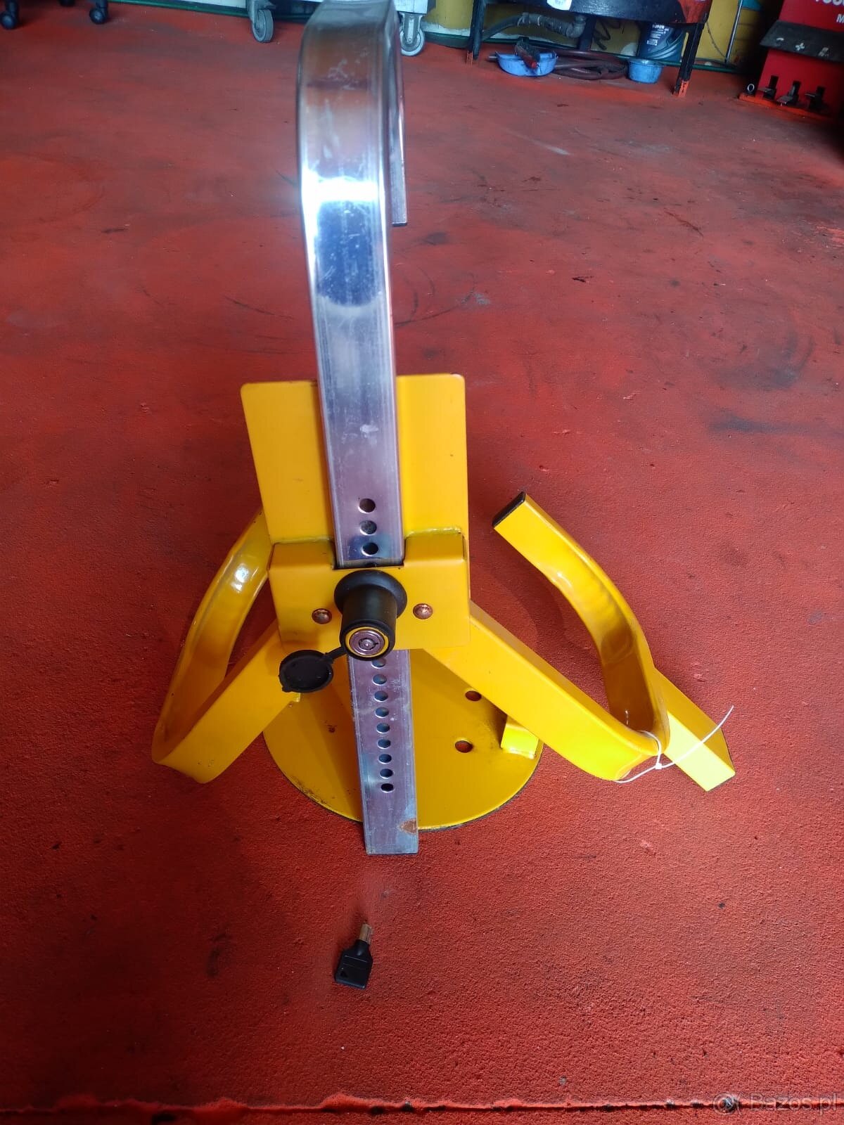 BLOKADA NA KOŁO SAMOCHODU ANTYKRADZIEŻOWA UNIWERSALNA ZABEZP - 5