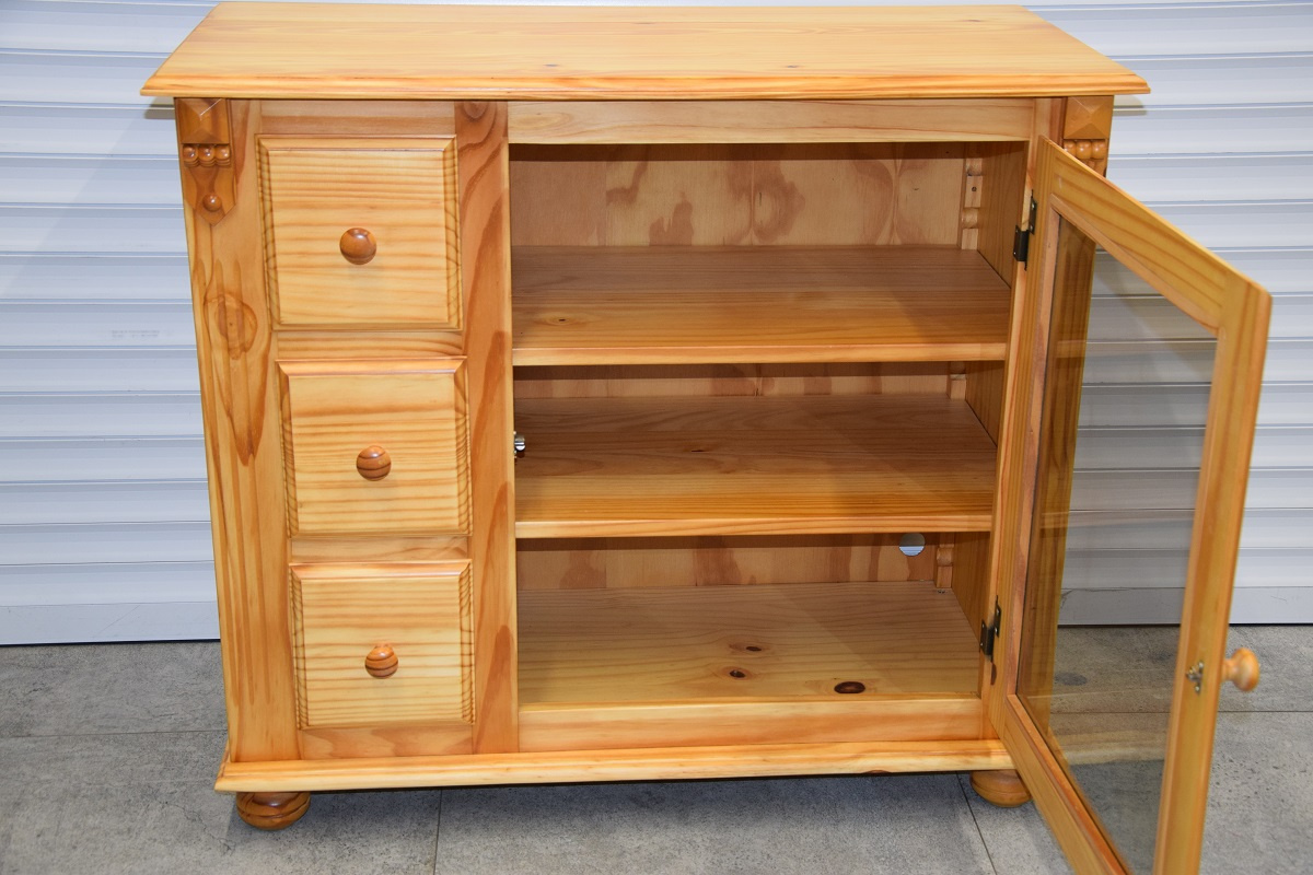 komoda z drewna sosnowego - jak nowa - 5