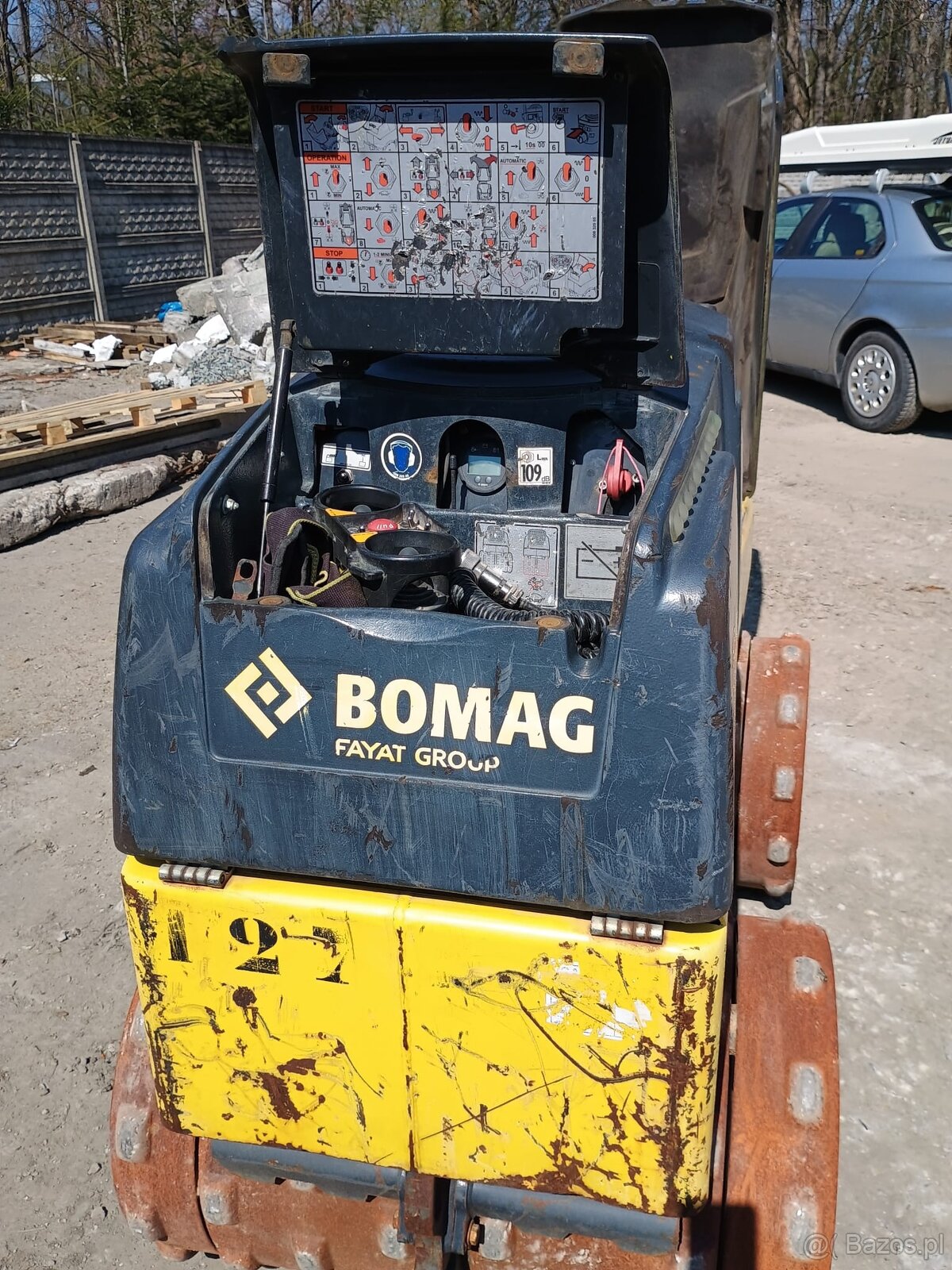 Walec okołkowany Bomag BMP 8500 - 5
