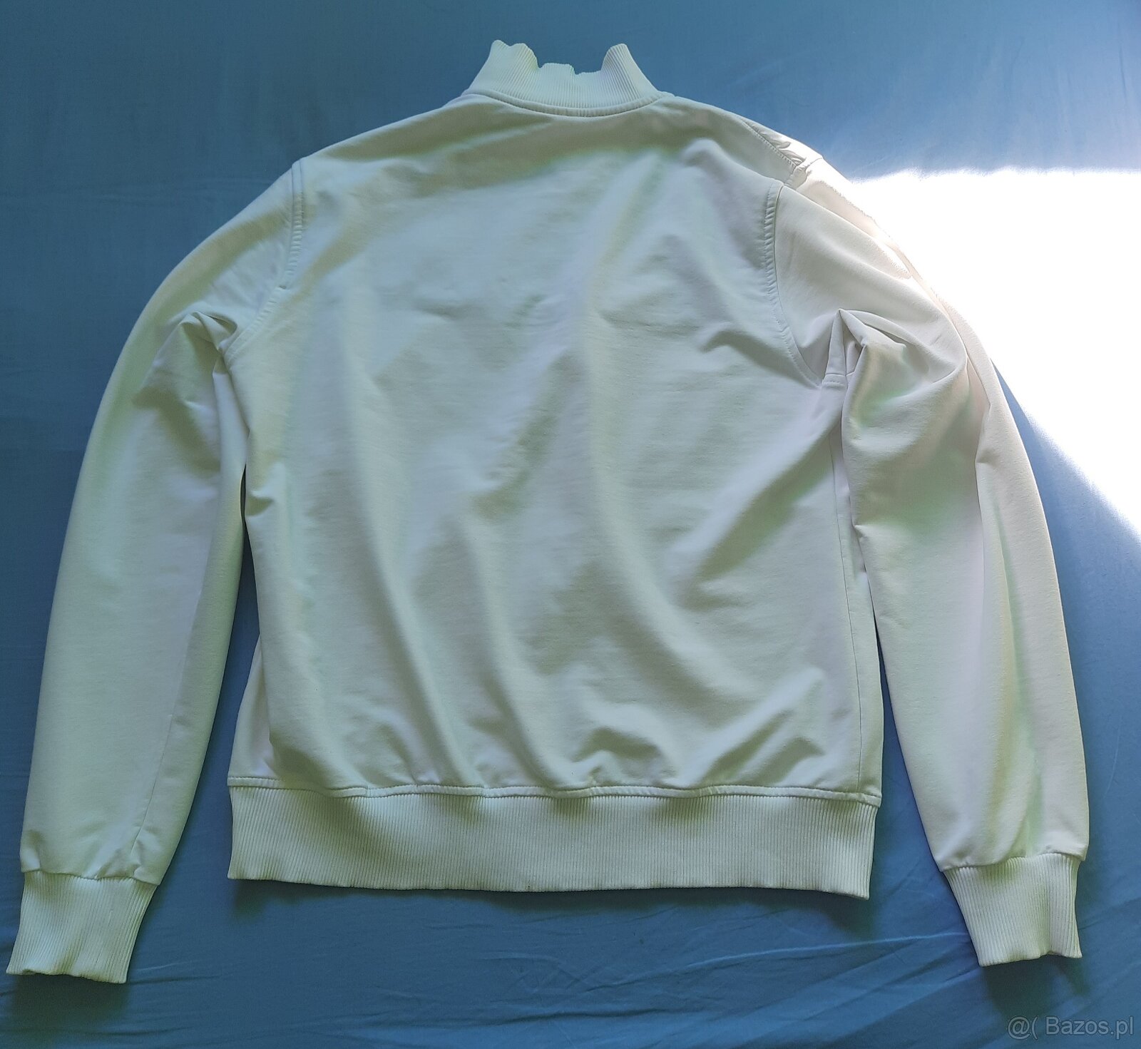 Biała bluza na zamek - 5