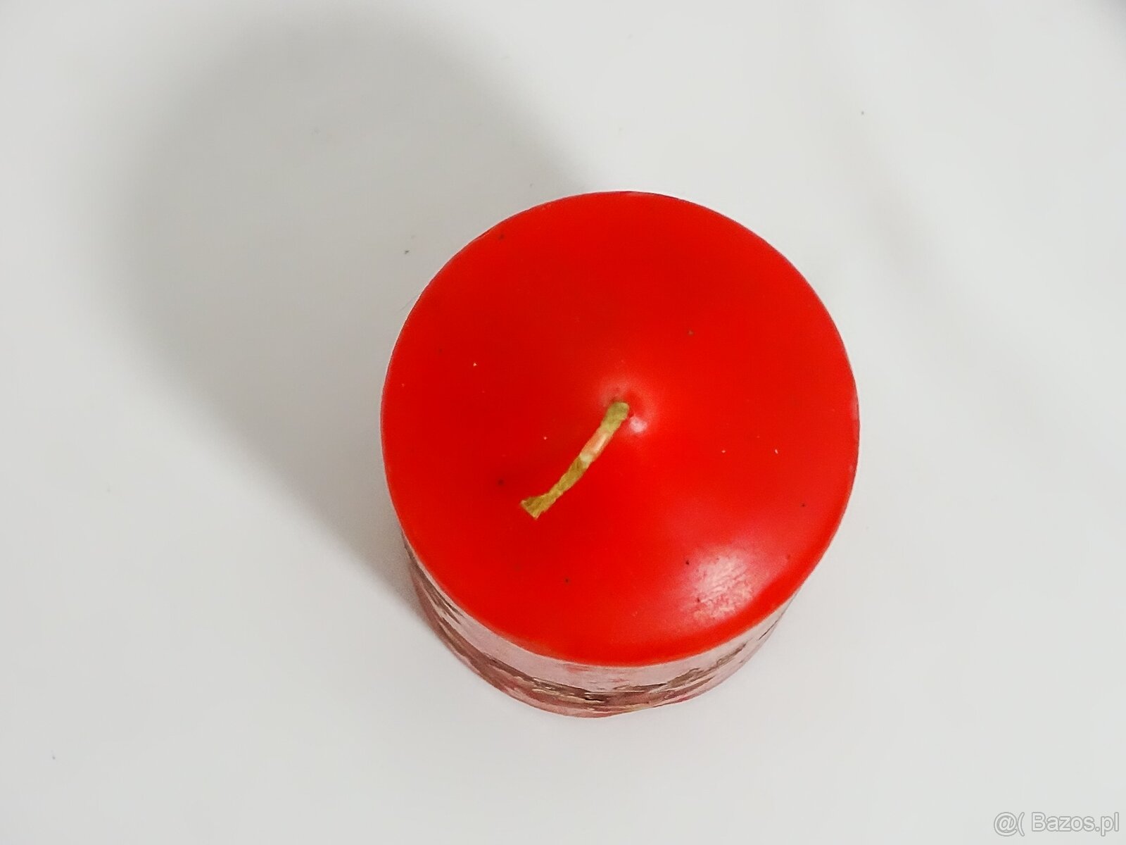 Świeca 14 cm z ręcznie malowanymi kwiatami - 5