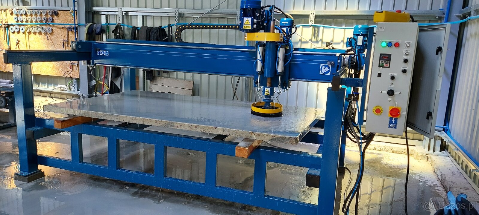 Mały Automat Polerski polerowanie granitu, płyt, ścianek, bo - 5