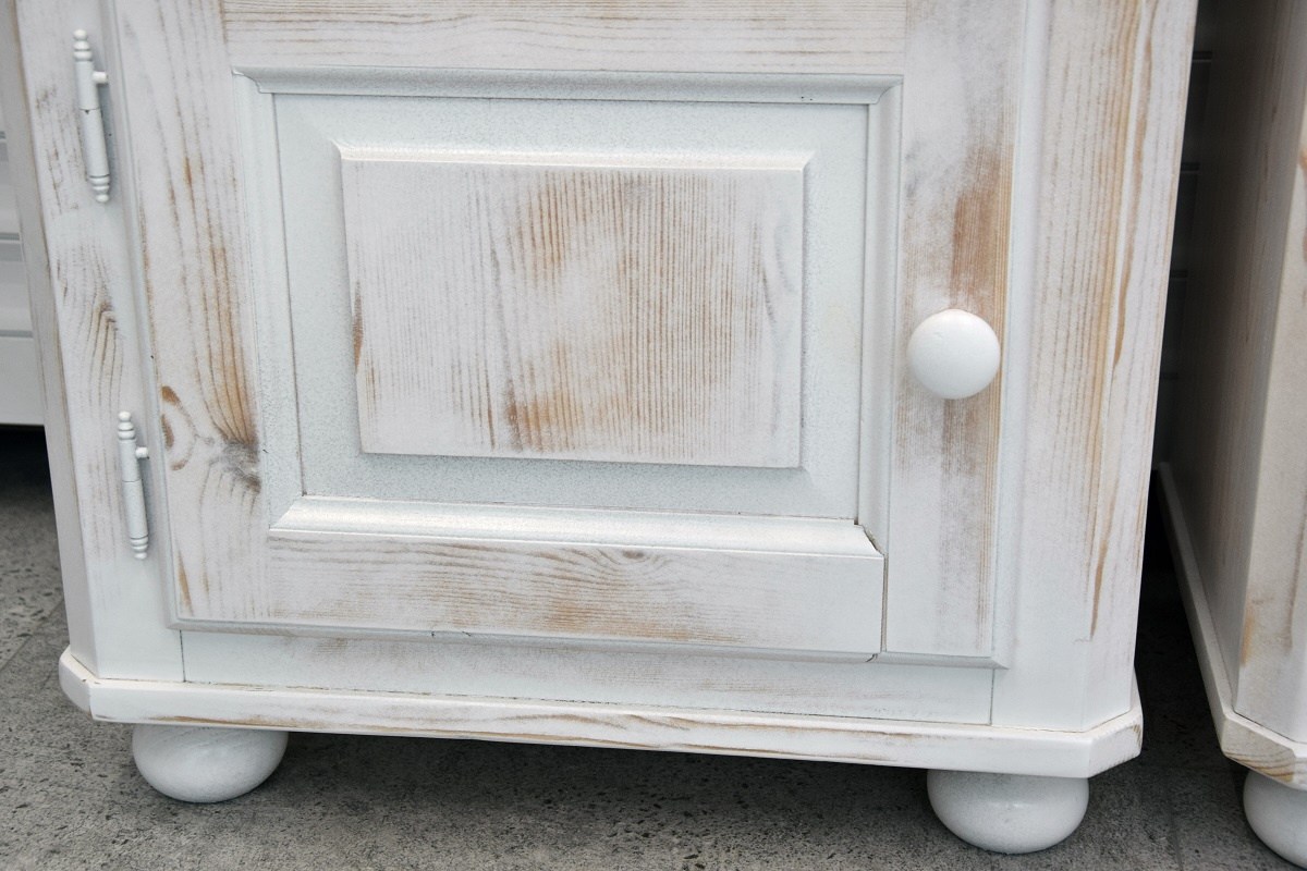 szafki nocne z drewna sosnowego - jak nowe - 5