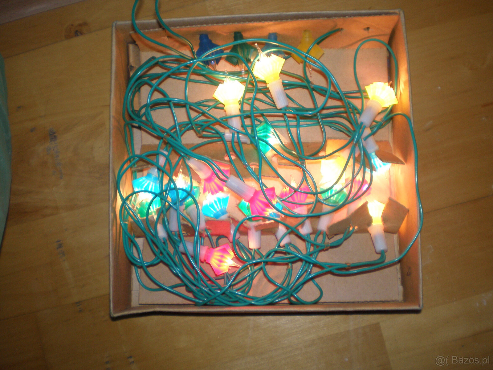 Sprzedam lampki na choinkę sprawne, stan dobry, z okresu PRL - 5