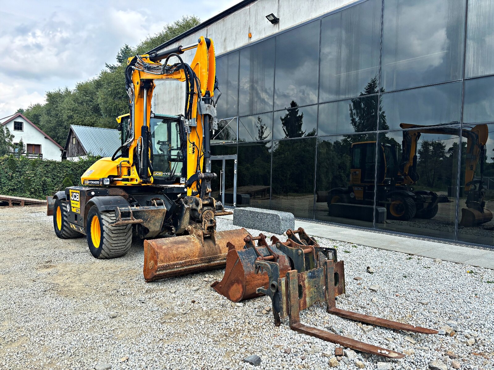 JCB HD110WT 4F KOPARKA KOŁOWA HYDRADIG POWERTILLT 2019R | LI - 5