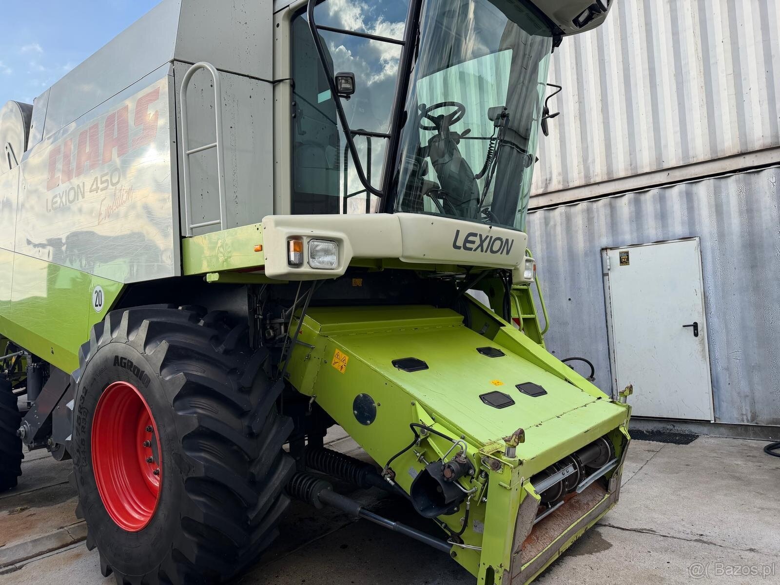 Claas Lexion 450 Evo heder 7,5m rok pr 2003 sprowadzony ce - 5