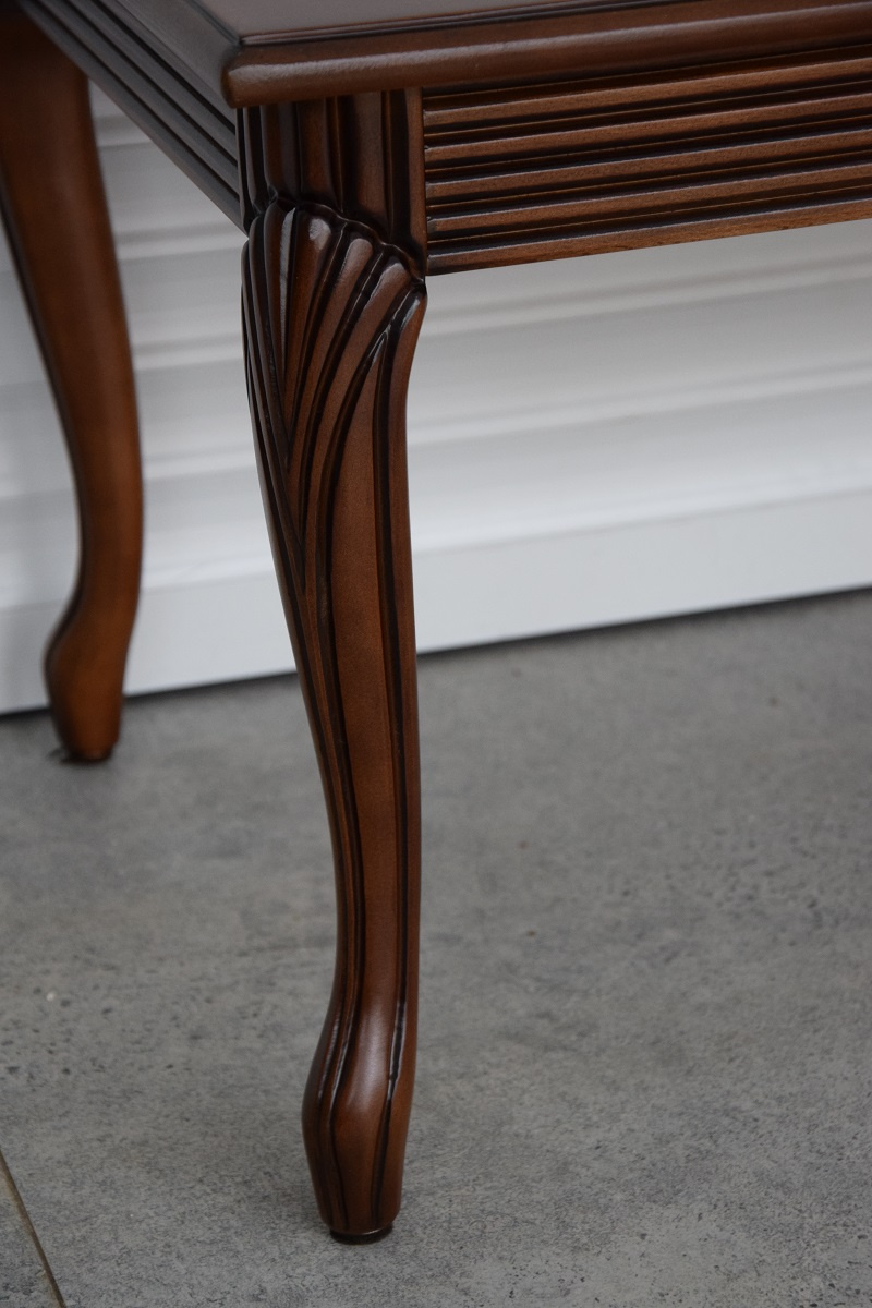 ława - stolik z drewna orzechowego - jak nowy - 5