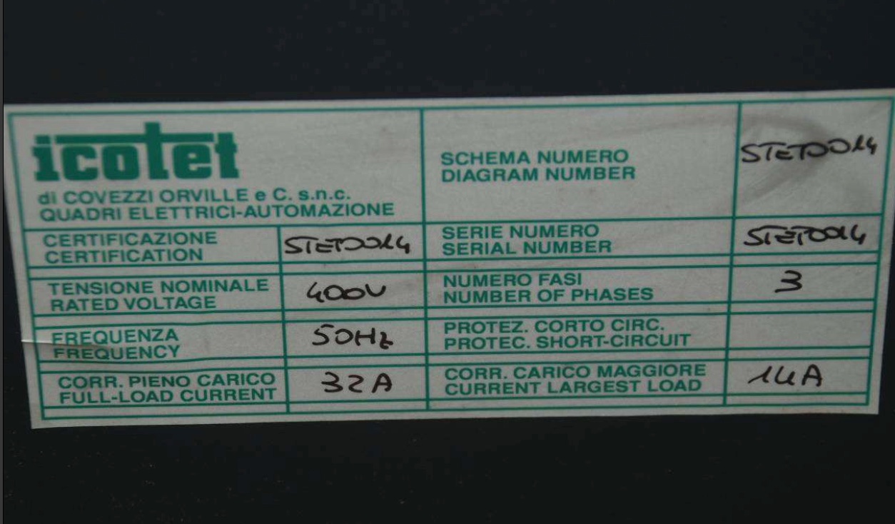 Półkowa prasa hydrauliczna ICOTET CON 2 - 5