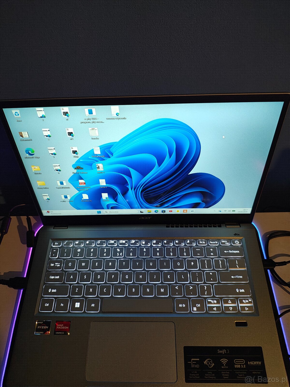 Sprzedam Laptop Acer Swift 3 Srebrny - 5