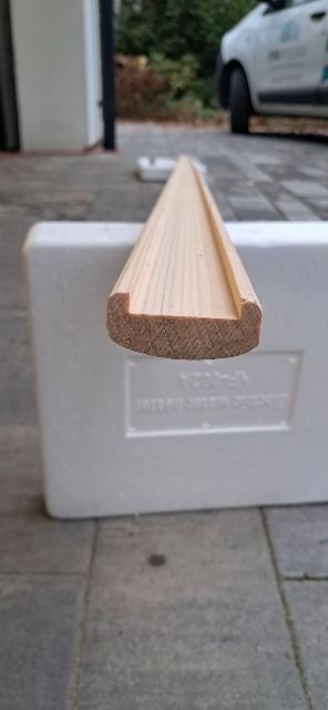 Poręcz drewniana 4 szt , pochwyt na barierkę , schody - 5