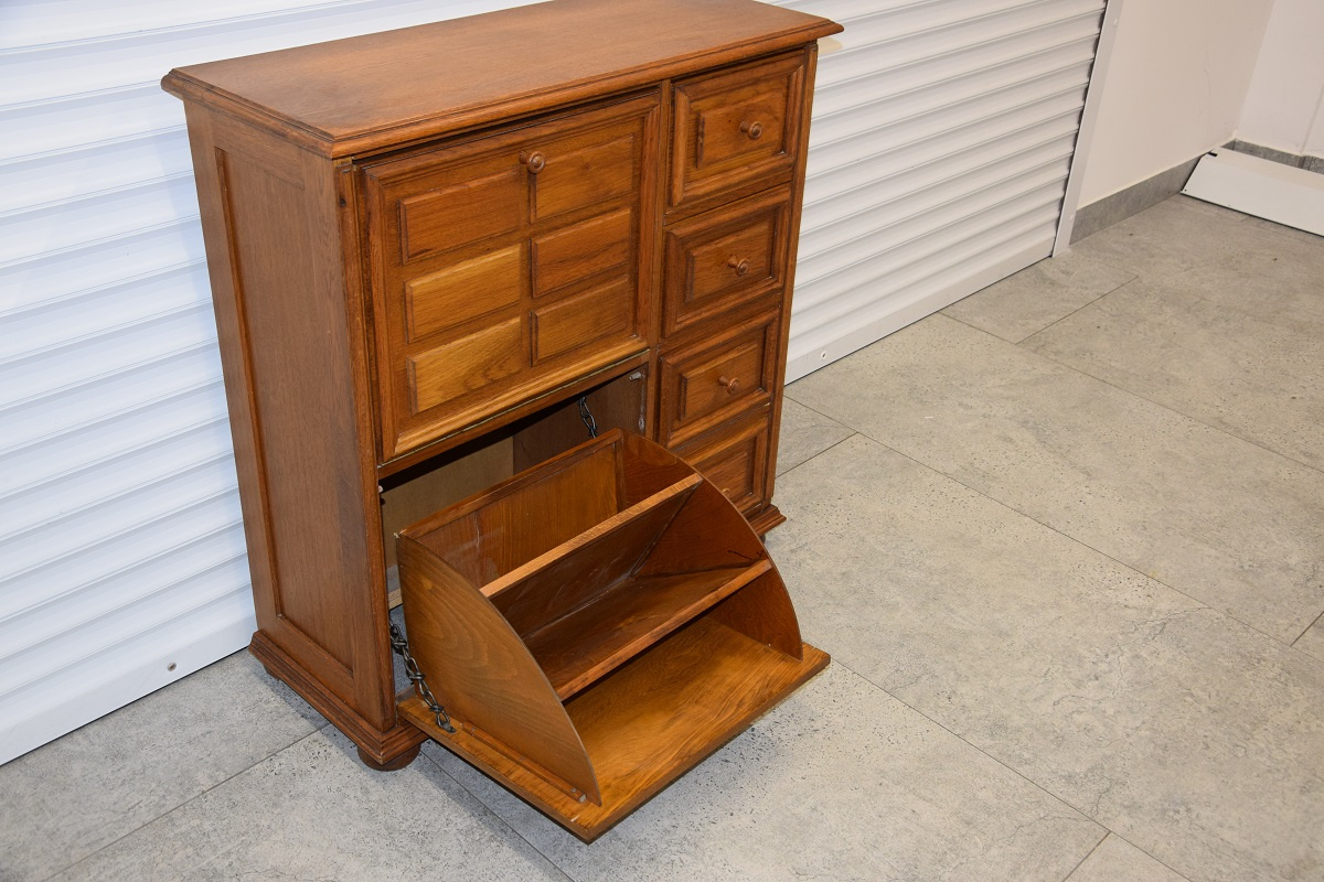 szafka na buty dębowa - jak nowa - 5