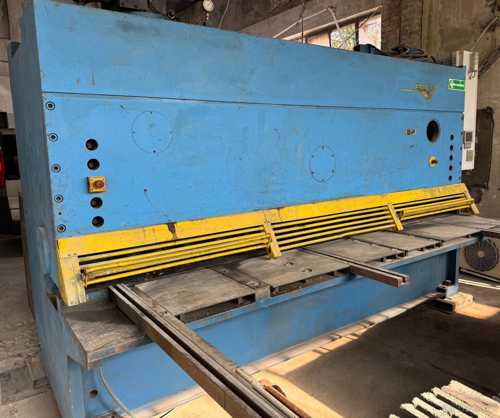 nożyce gilotynowe cnc centa 16x3150 - 5