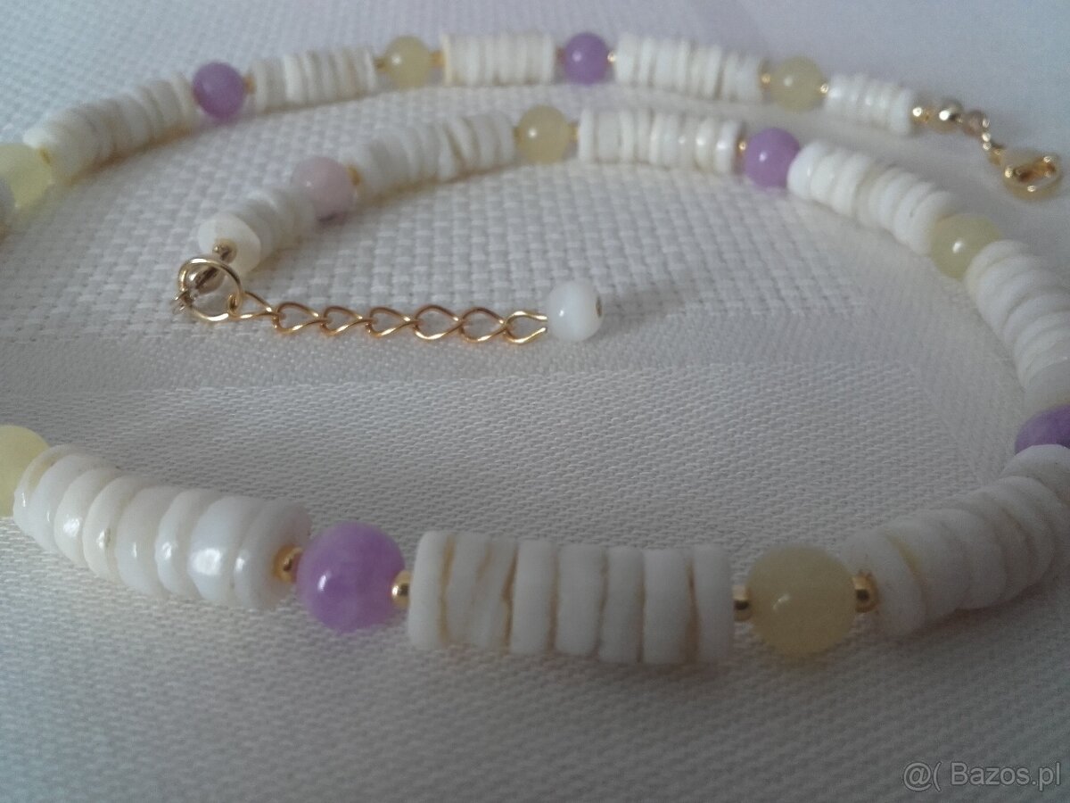 Naszyjnik muszla jadeit - 5