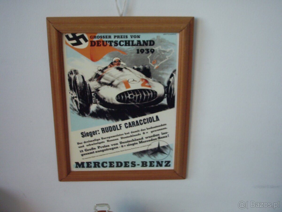 Plakaty, obrazy kolekcjonerskie Mercedes-Benz 1939 Herman L - 5