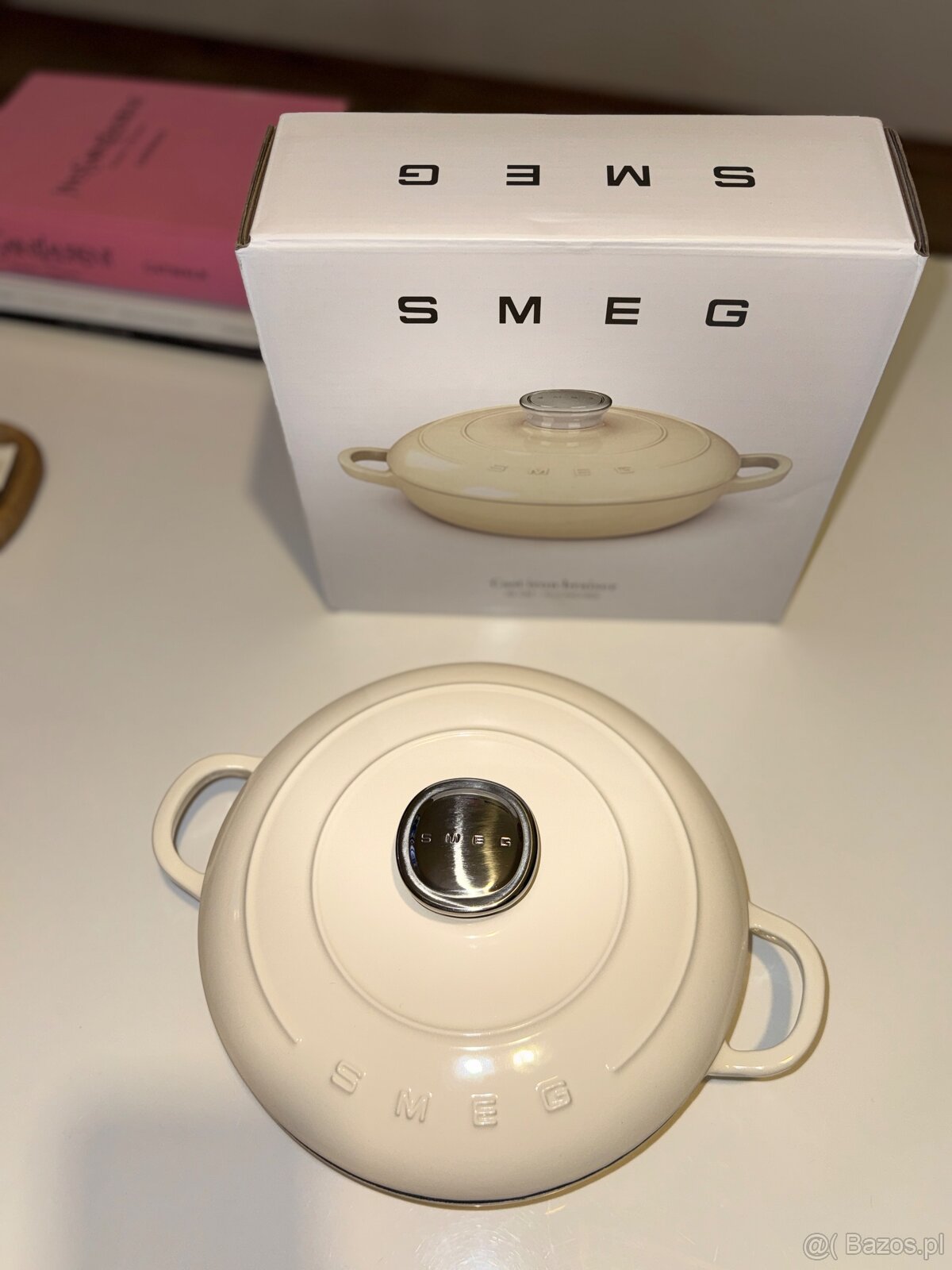 SMEG Żeliwna patelnia 26 cm - 5