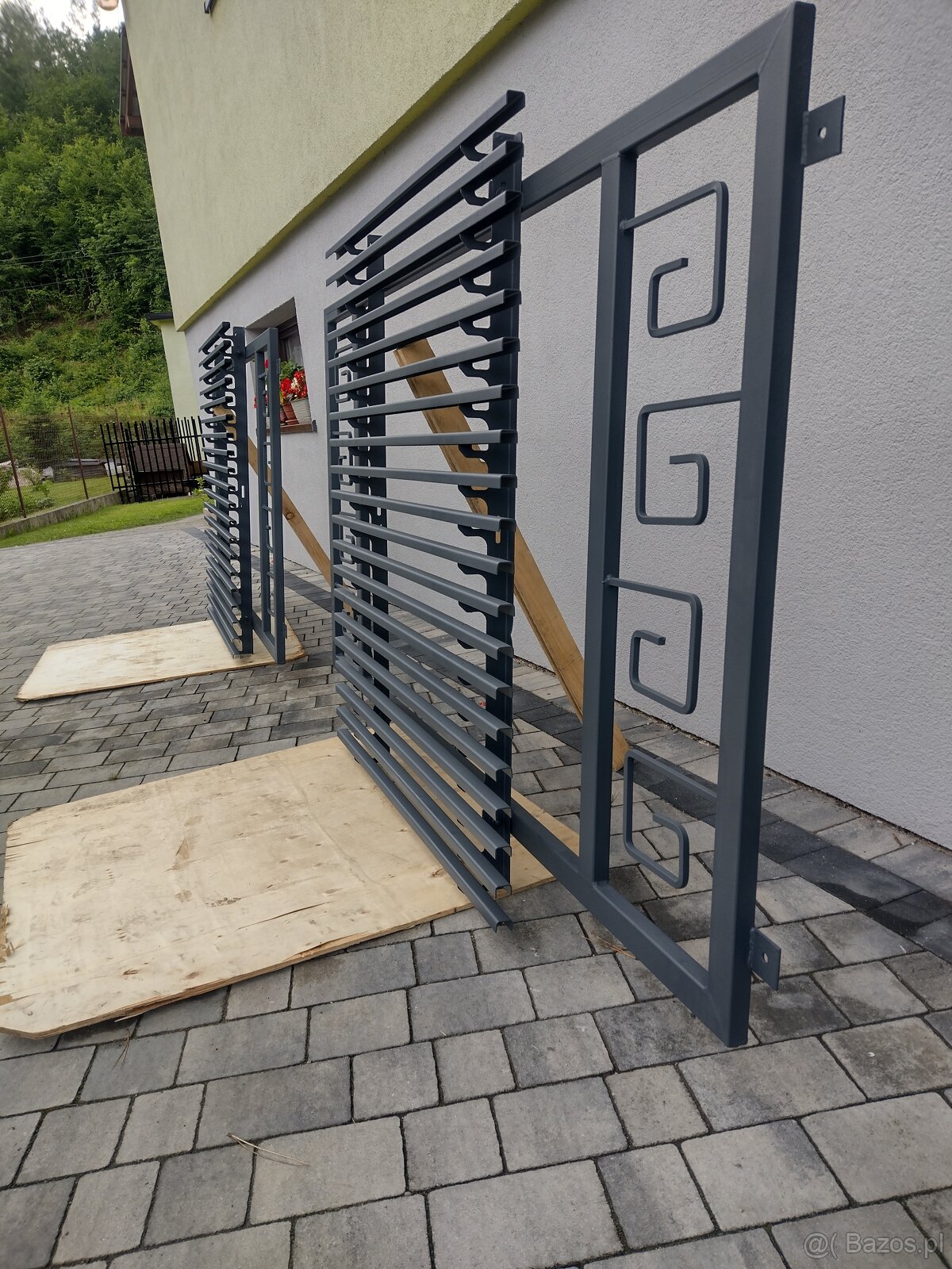 Ogrodzenie, przęsła ogrodzeniowe modułowe, kraty antywłamani - 5