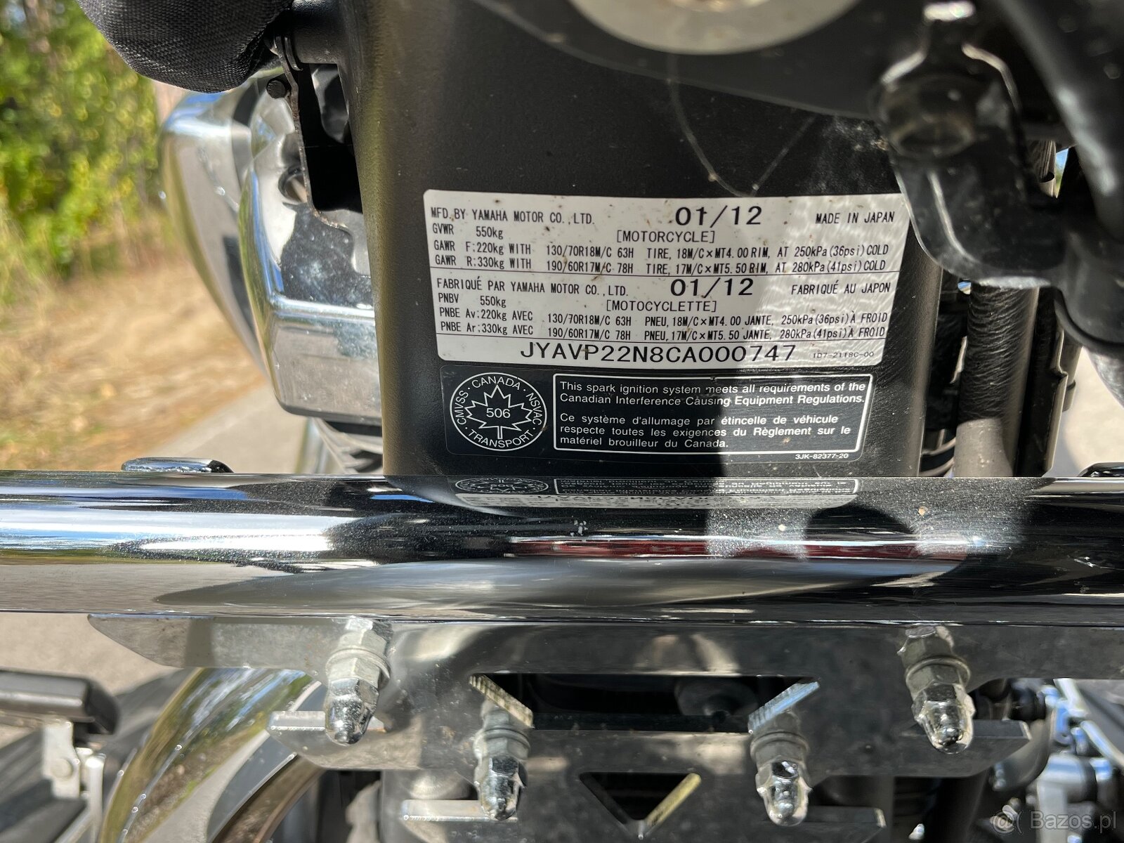 Yamaha XV1900 Stratolainer De Luxe - 5