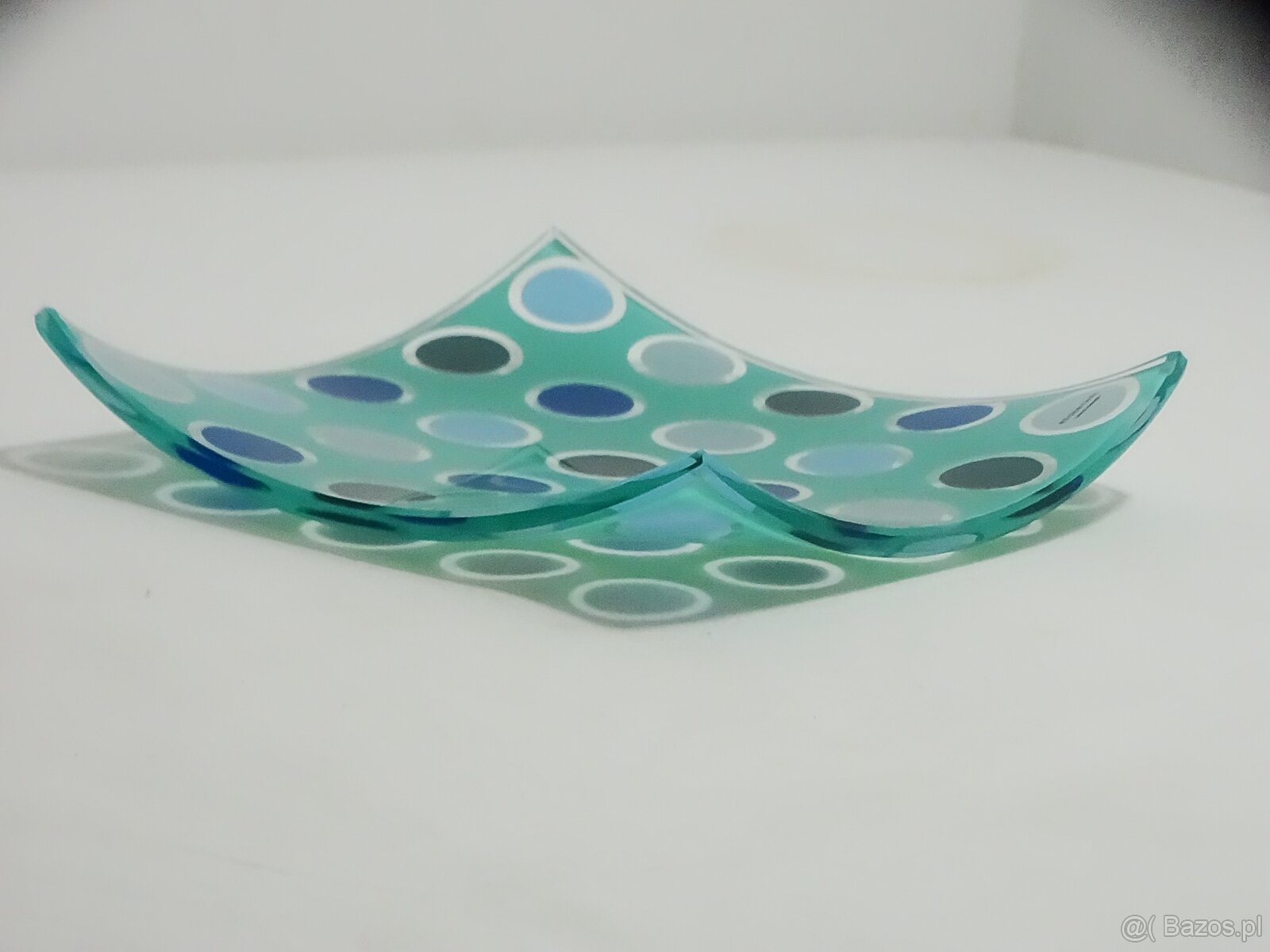 Szklana misa dekoracyjna Rosenthal Form 61111, Dekor 331161, - 5