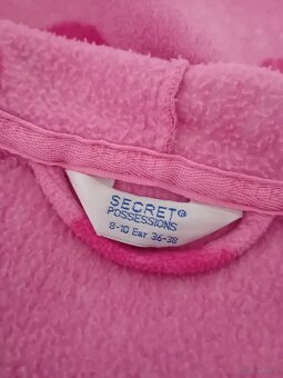 Długi ciepły polarowy szlafrok - 5