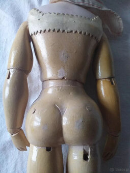 Antyczna lalka do renowacji. Znak firmowy do identyfikacji. - 5