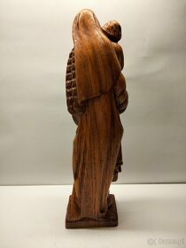 Rzeźba-drewno Matka Boża,Boska ,Maryja z dzieciątkiem Jezus - 5