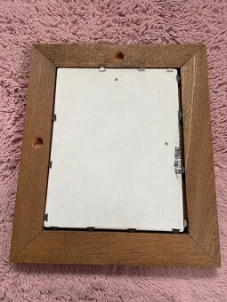 Porcelanowy /ceramiczny obraz w drewnianej ramie - 5