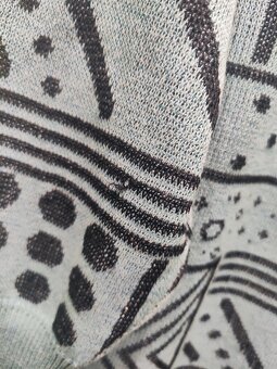 Sweterek miętowy we wzory rozm. L/40 MONDI - 5