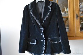 Żakiet czarny asamit - 5