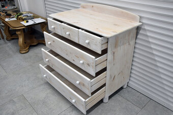 komoda z drewna sosnowego - jak nowa - 5