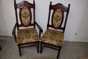 stół rozkładany i 10 krzeseł - komplet jak nowy - 5