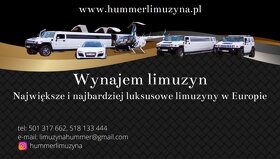 sprzedam lub wynajmem hummer limuzyna 18 metrowa jedyna w eu - 5